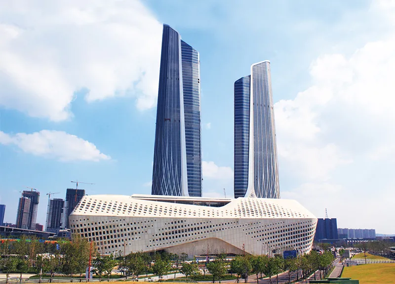 Application of Lightweight Grc Curtain Wall Panels in Nanjing Youth Olympic Center Project